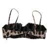 Brown Leopard Nylon Balconcino Bra Underwear - Image 5