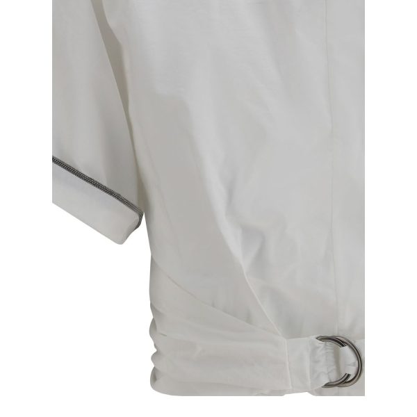 Buckle-knotted waist Blouse - Image 3