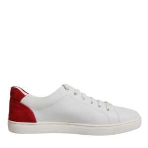 White Suede Leather Low Top Sneakers Shoes