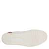 White Suede Leather Low Top Sneakers Shoes - Image 8