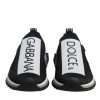 Black White Slip On Sorrento Sneakers Shoes - Image 2