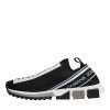 Black White Slip On Sorrento Sneakers Shoes - Image 5