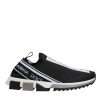 Black White Slip On Sorrento Sneakers Shoes - Image 6