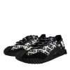 Black Logo Lace Up Low Top NS1 Sneakers Shoes - Image 3