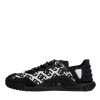Black Logo Lace Up Low Top NS1 Sneakers Shoes - Image 5