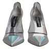 Multicolor Iridescent Pointed Toe Pumps Shoes - Image 2