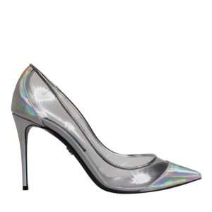Multicolor Iridescent Pointed Toe Pumps Shoes