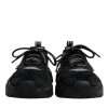 Black Leather Daymaster Low Top Sneaker Shoes - Image 2