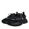 Black Leather Daymaster Low Top Sneaker Shoes - Image 3