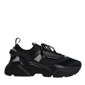 Black Leather Daymaster Low Top Sneaker Shoes