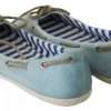 Minnesota Blue Stripe Flat Slip-On Shoes - Image 3