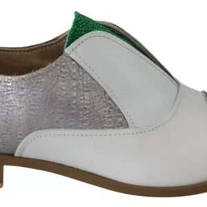 Multicolor Leather Slip-on Loafers Shoes