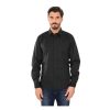 Black Cotton Men's Shirt - Image 2