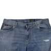 Blue Tattered Cotton Straight Denim Jeans - Image 5