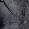 Dark Gray Cotton Stretch Skinny Denim Jeans - Image 6
