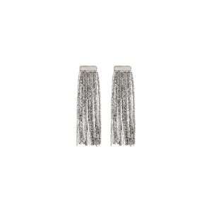 Glass and silver Earrings