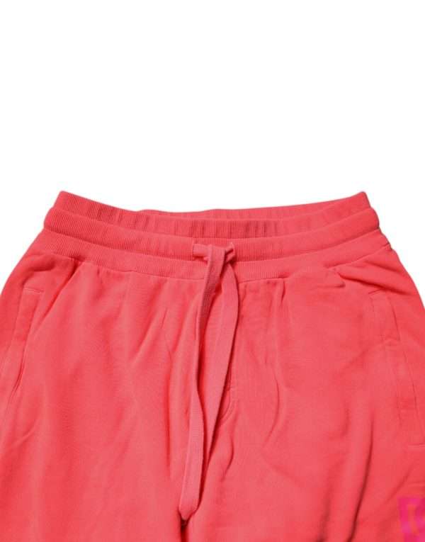 Neon Red Cotton Jogger Men Sweatpants Pants - Image 5