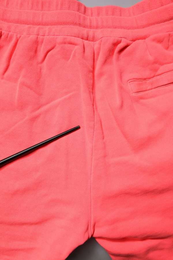 Neon Red Cotton Jogger Men Sweatpants Pants - Image 7