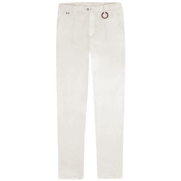 White Cotton Jeans & Pant