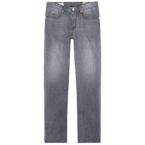 Gray Cotton Jeans & Pant