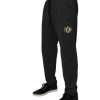 Dark Gray Logo Cotton Jogger Sweatpants Pants - Image 3