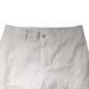 White Cotton Jogger Cargo Skinny Pants - Image 5