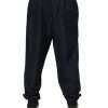 Black Jacquard Jogger Men Sweatpants Pants - Image 4