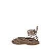 Leather net-effect Mules - Image 3