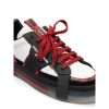 Black And White Leather Sneaker - Image 4