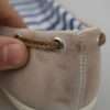 Beige Suede Lace Bow Loafers Ballet Flat Shoes - Image 6