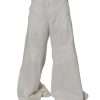 White Mid Waist Wide Leg Pants - Image 2