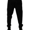 Black Cotton Blend Jogger Sweatpants Pants - Image 4