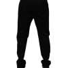 Black Cotton Men Skinny Dress Formal Pants - Image 4