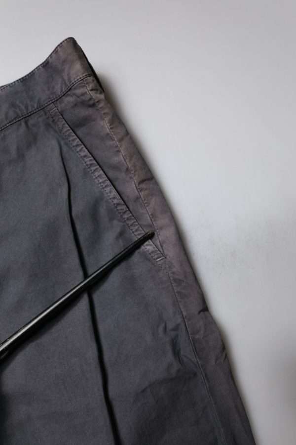 Dark Gray Cotton Mid Waist Men Bermuda Shorts - Image 7