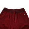Maroon Rip Style Bermuda Sweatshorts Shorts - Image 5