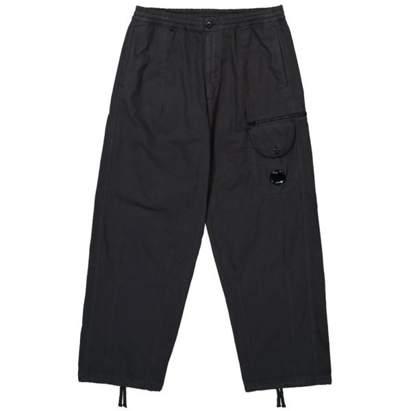 Black Cotton Jeans & Pant