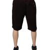 Bordeaux Cotton Bermuda Sweatshorts Shorts - Image 4