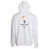 White Cotton Logo Hooded Pullover Oversize Sweater - Image 2