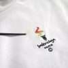 White Cotton Logo Hooded Pullover Oversize Sweater - Image 6