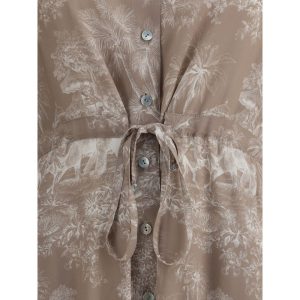 Toile de jouy chemisier Dress