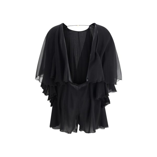 Silk crepe Playsuit - Image 2