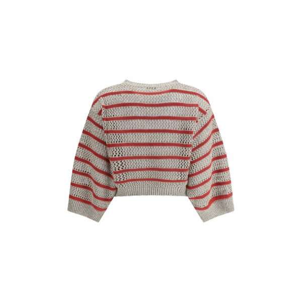 Sweater in perforated knit - Image 2