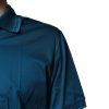 Blue Logo Cotton Men Polo Shirt T-shirt - Image 5