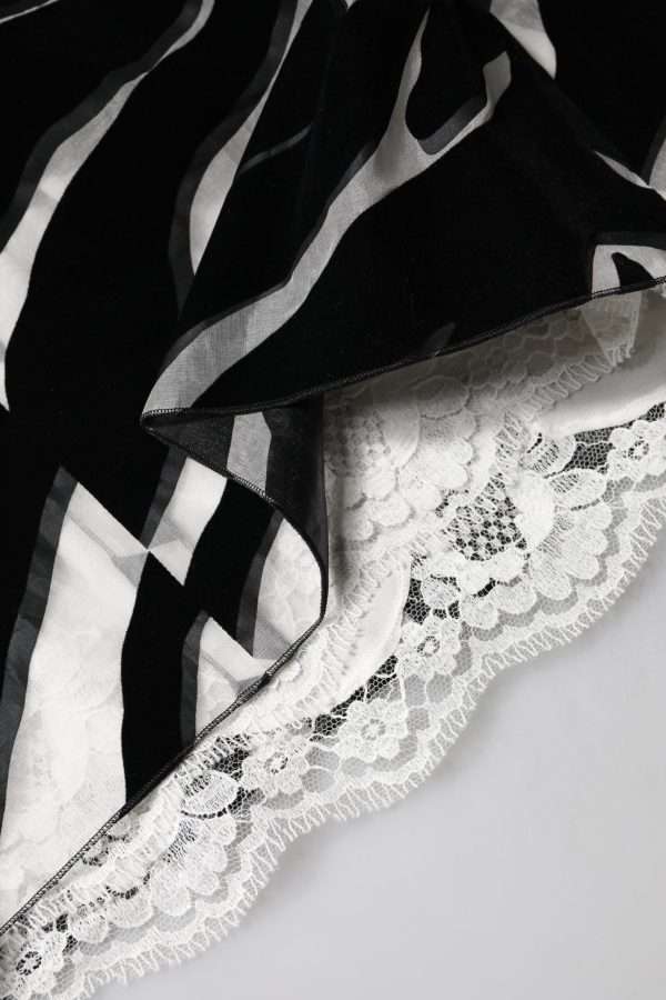 Black White Zebra A-line Sheath Mini Dress - Image 8