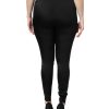 Black Nylon High Waist Slim Fit Pants - Image 4