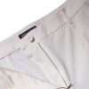White Wool Mid Waist Wide Leg Pants - Image 8