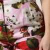Pink Floral Print High Waist Hotpants Short - Image 5