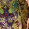 Multicolor Floral Jacquard Mid Waist Mini Skirt - Image 5