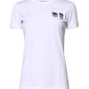White #DGFamily Cotton Crew Neck T-shirt - Image 2
