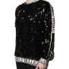 Black DG Queen Sequin Pullover Sweater - Image 3
